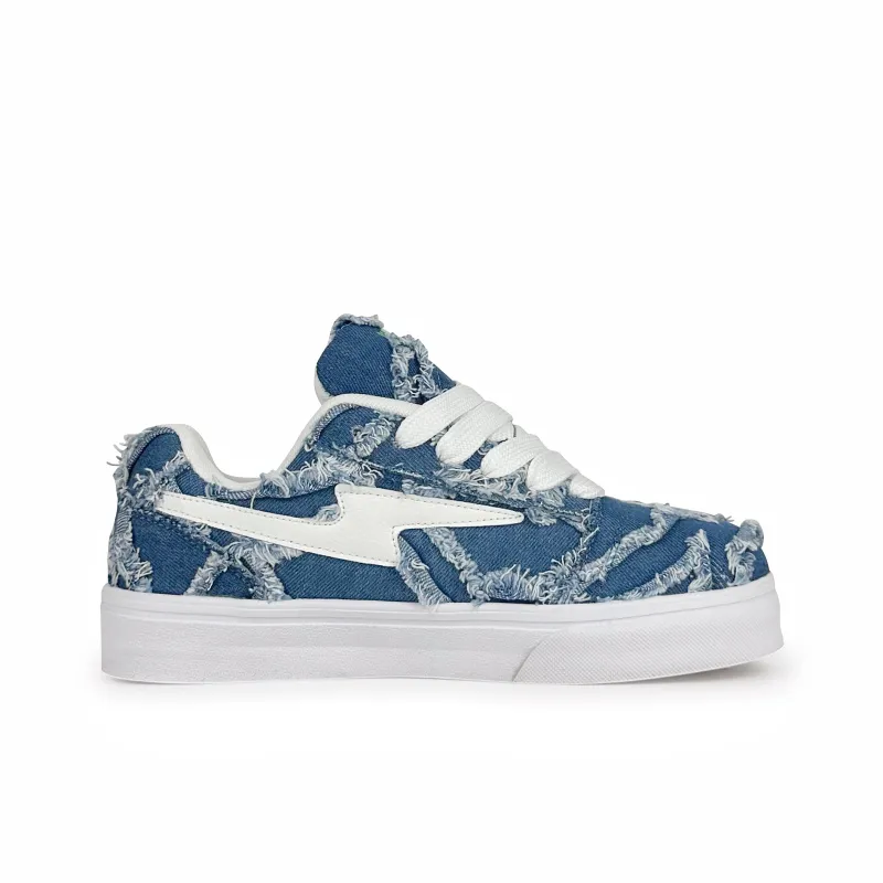 BKAE Slip Resistant, Abrasion Resistant, Lightweight Low Top Skateboard Shoes Unisex Dark Blue-2
