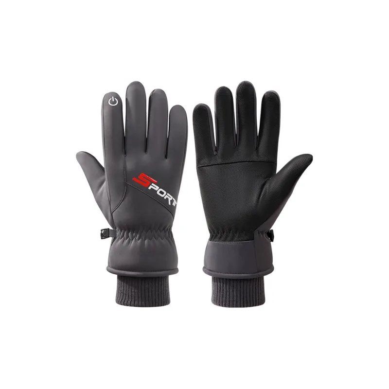 Shizhu Anti Lost Snap Buckle Sports Gloves Men's-7
