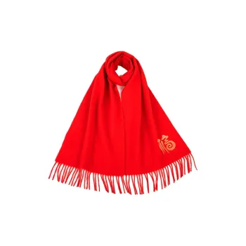 H YXIANG Wool Knit Scarves Women's
