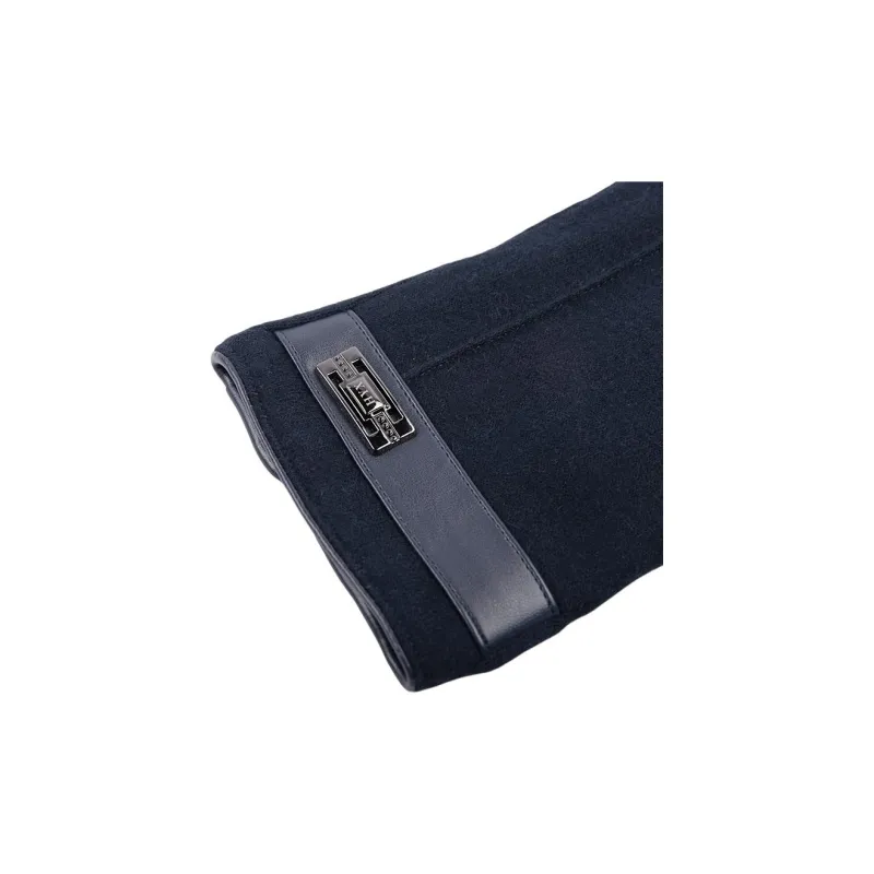 H YXIANG Wool Knit Gloves Men's-11