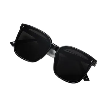 KELING Alloy Square Sunglasses Unisex Black