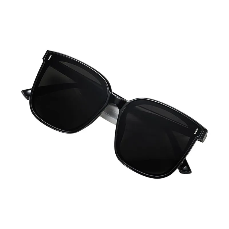 KELING Alloy Square Sunglasses Unisex Black-0