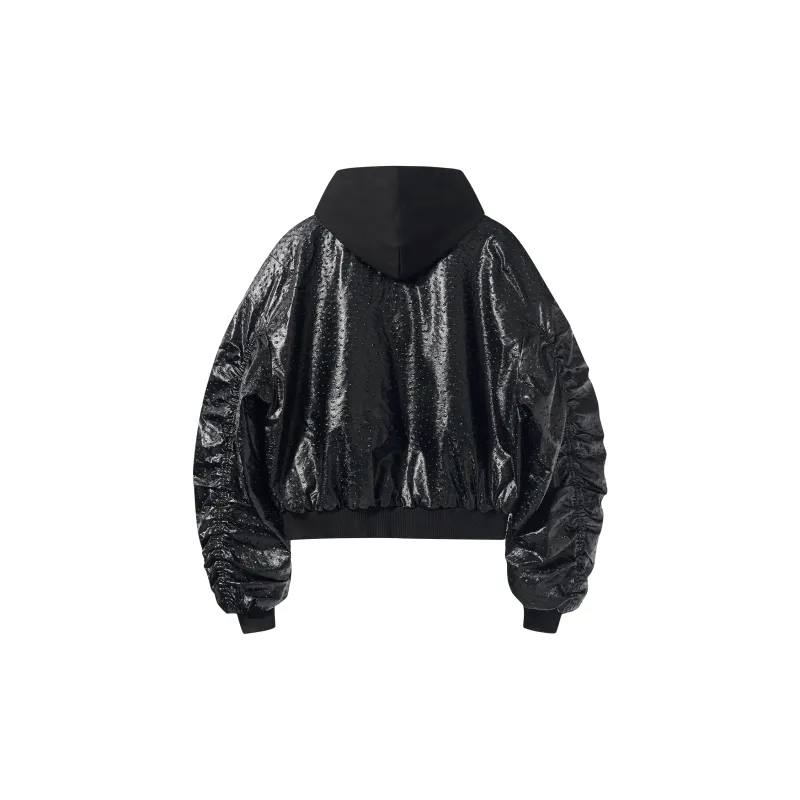 BLINDNOPLAN Hoodie Leather Puffer Jacket Coat Unisex-1