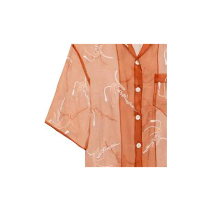 PRADA Shirts Women's Orange-4