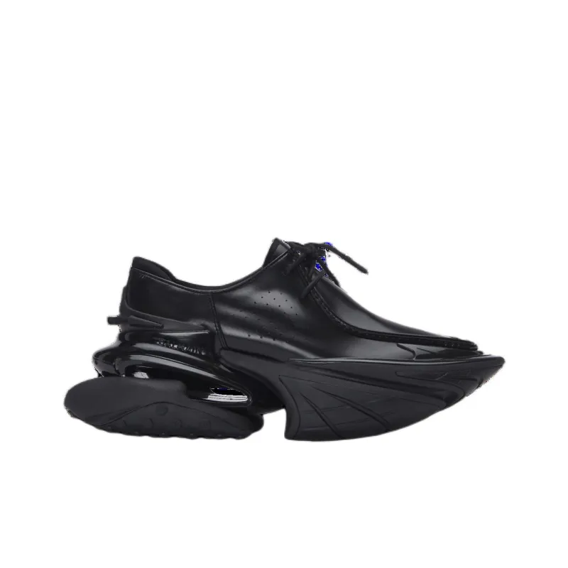 BALMAIN Unicorn Low Top Casual Shoes Men's Black-1