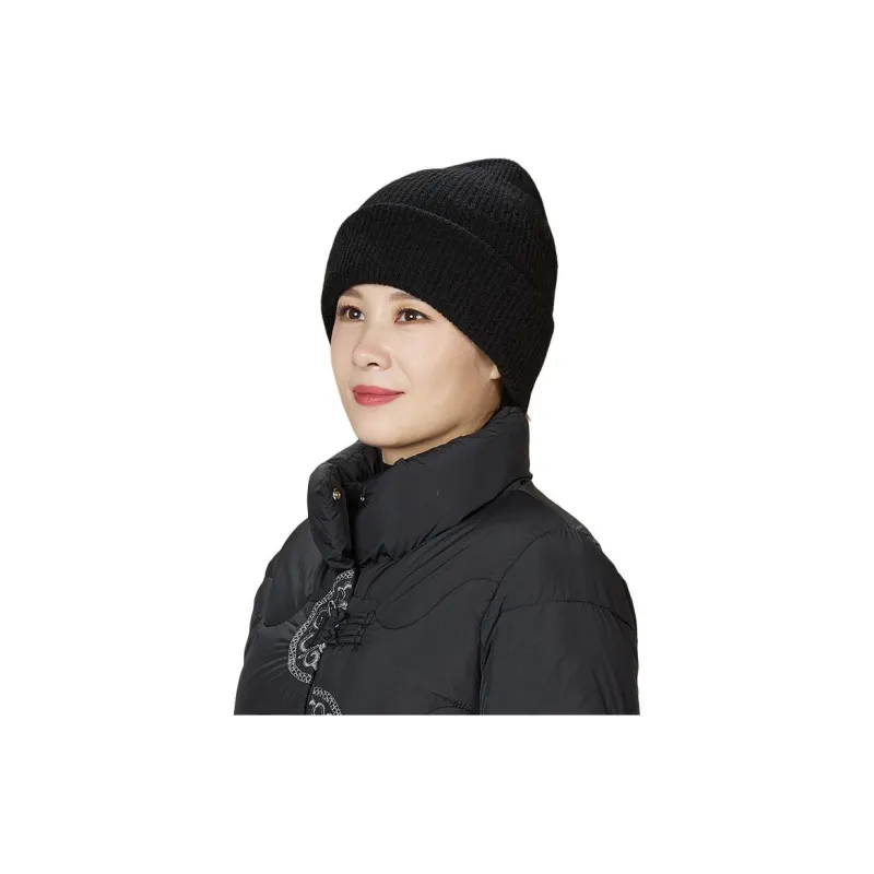H YXIANG 34% Yak 66% Wool Beanies Women's-14