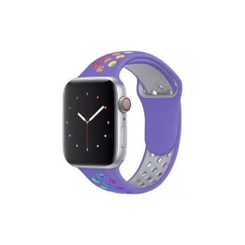 ZHENGGUANG Watch Band Apple Compatibility Silicone Material