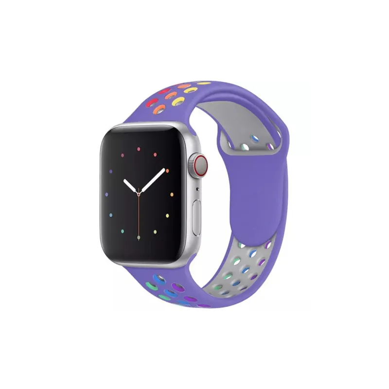 ZHENGGUANG Watch Band Apple Compatibility Silicone Material-0