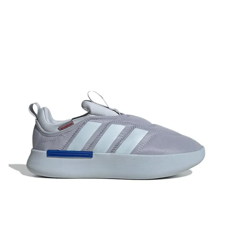 Adidas Adipuff Anti Slip Wear Resistant Low Top Casual Shoes Unisex Gray Blue-1
