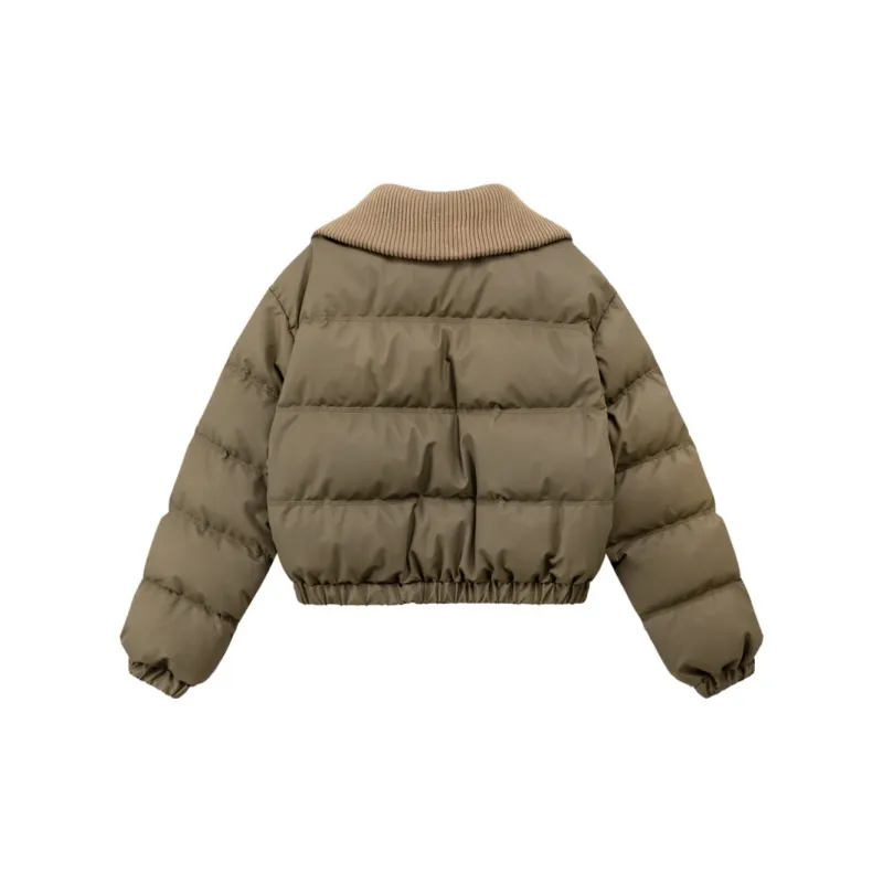 CHUU 24FW Cloud Cream Puff Down Jacket Women's Black-6