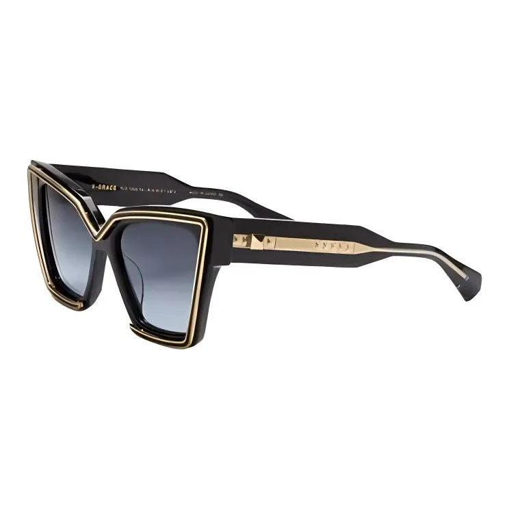 Valentino Square Sunglasses Women's Black-0