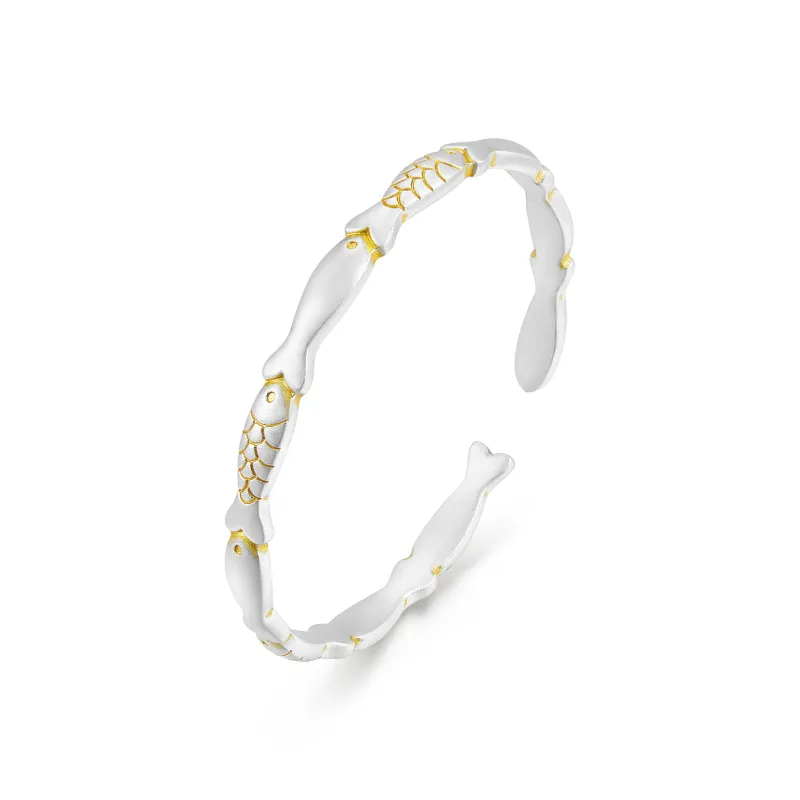 Zeroline S999 Fine Silver Bangles Women's-0