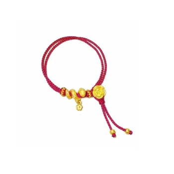 Royal Dragon Mirror Gold Bracelet Women's
