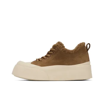 GG CC Anti Slip Wear Resistant Low Top Fleece Lined Skateboard Shoes Women's