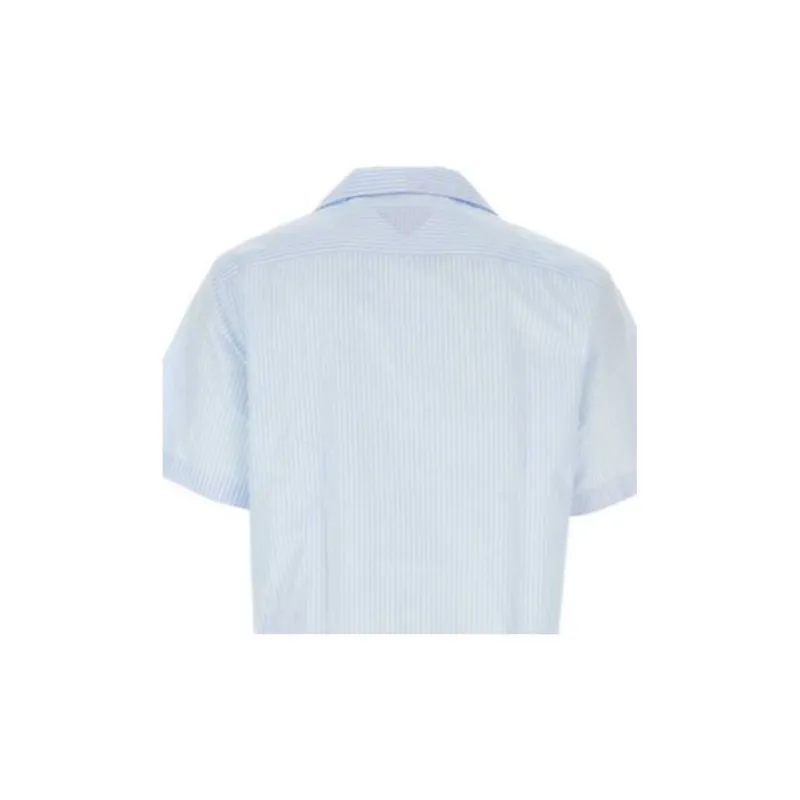 PRADA Striped Short Sleeved Shirt-3
