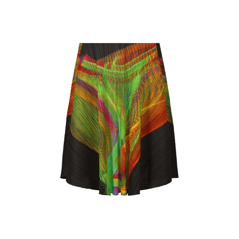 PLEATS PLEASE ISSEY MIYAKE Spectrum Midi Skirt-7