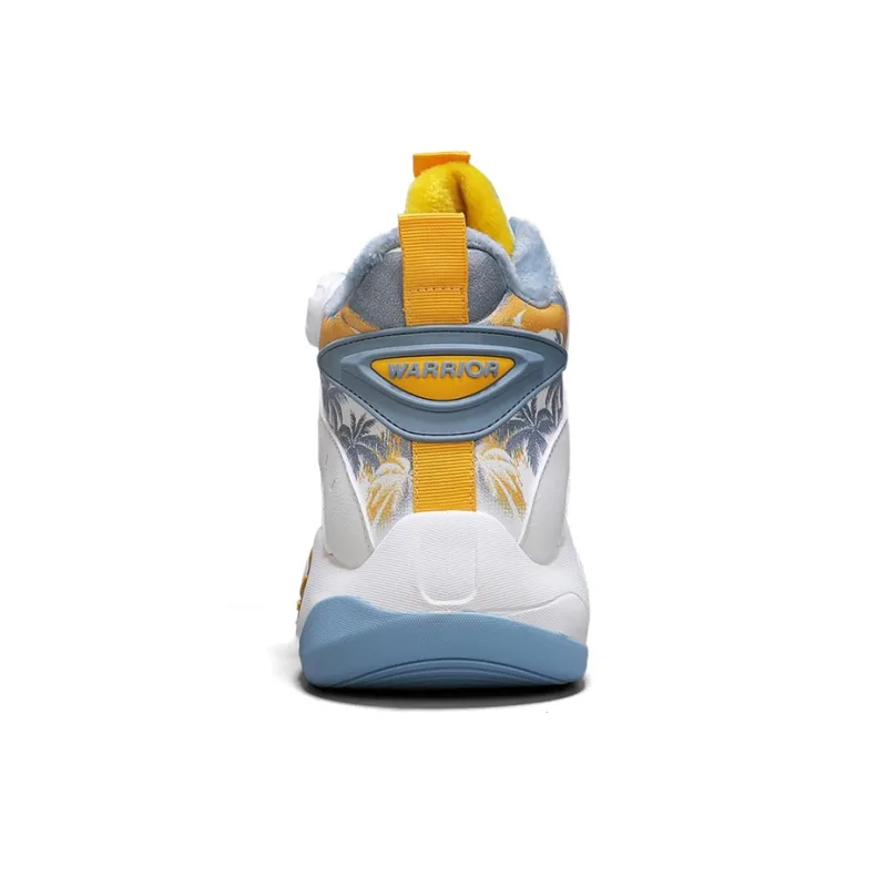 WARRIOR Basketball Shoes Men High Top White Black Yellow/White Light Blue Yellow/White Black Purple-12