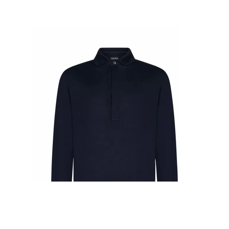 Ermenegildo Zegna Long Sleeve Polo Shirt-5