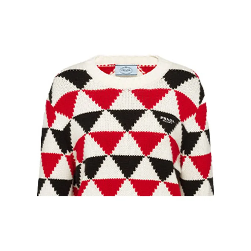 PRADA Cashmere Sweaters Women's Red-4