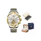 Steel Band White Dial