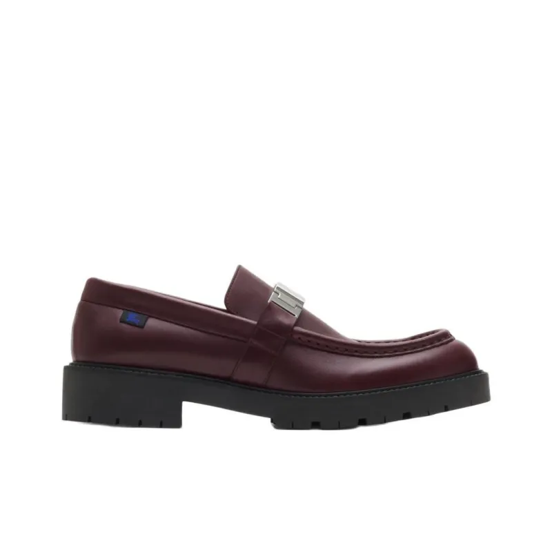 Burberry Loafers Men's Brown Red-1
