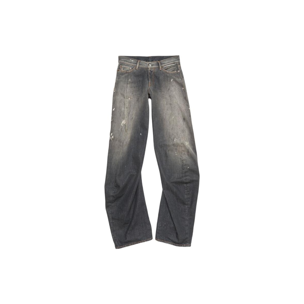 Acne Studios Loose Fit Jeans 'Black' - POIZON Acne Studios Loose Fit Jeans 'Black' - POIZON