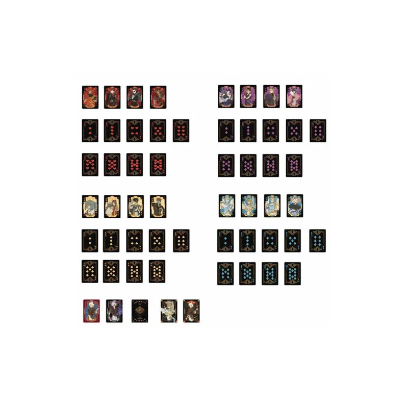 Inhuman August Anniversary Collection Poker Cards Party Game Textured Paper Cartoon Collection Cards Poker Cards-0