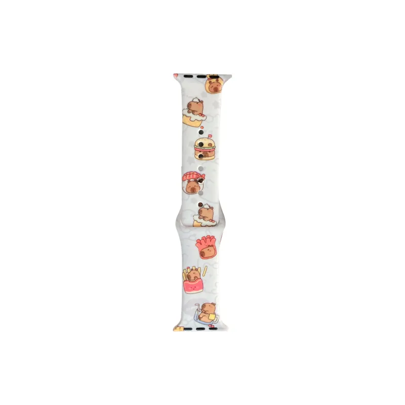 NCFCK Watch Band Apple Compatibility Silicone Material-3