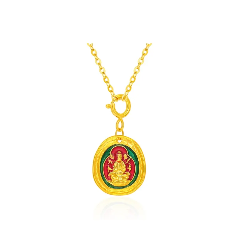 Diamond International 18K Gold Pendants Unisex-5