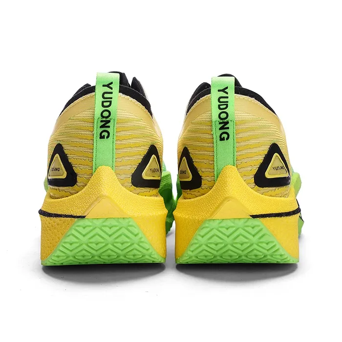 YUDONG Running Shoes Men Low Top Black-4