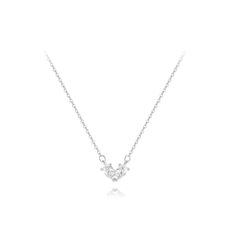 BLANK IN BLANK Sterling Silver Necklaces Women's Bestie Couple Birthday Gift Girl-7