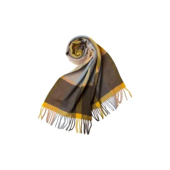 H YXIANG Wool Knit Scarves Women's