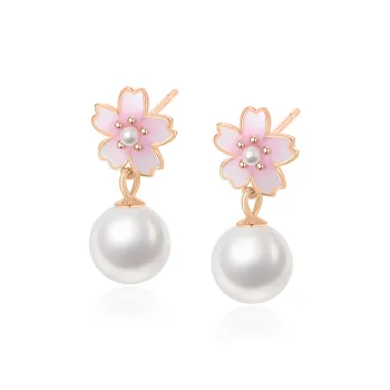 MOLADY S999 Fine Silver Earrings Women's