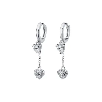 KING TAI FOOK 999 Fine Silver Earrings Women's