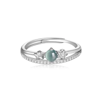 YUANYUXIANG Ice Glutinous Jadeite Rings Women's