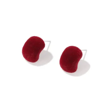 LOOK NICE 925 Sterling Silver Stud Earrings Women's