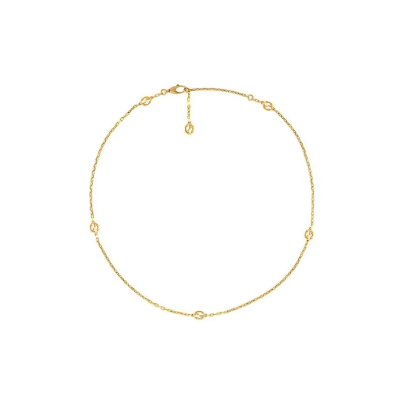 GUCCI Classic Double G Necklace Collection Necklaces Women's-0