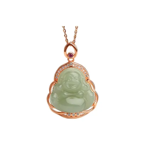 Oriental Jade Gifts Hetian Jade Necklaces Jasper Unisex Green Jade Women's
