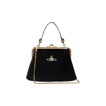 Vivienne Westwood Granny Frame Clutch Bag Women's Black