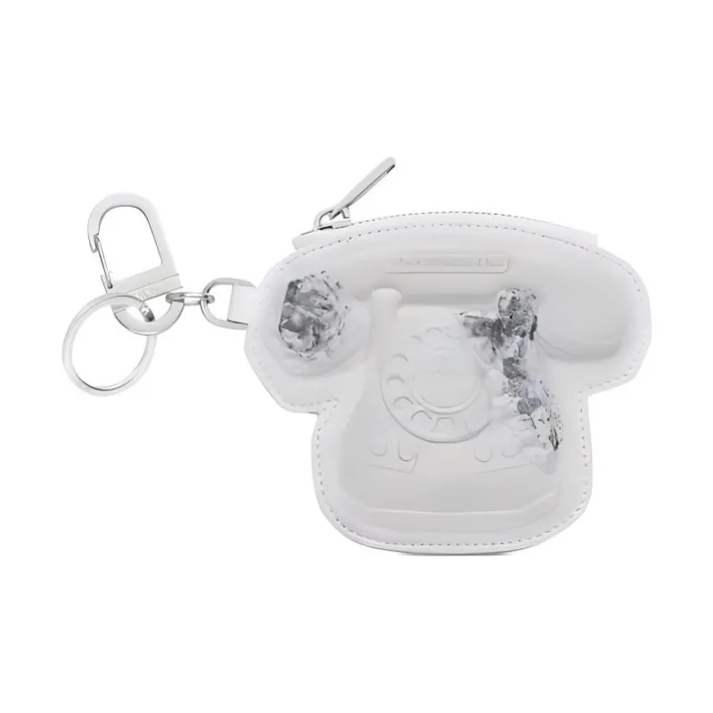 DIOR X Daniel Arsham Telephone Zip Charm Calfskin-0