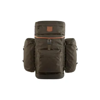 Fjallraven Recycled Polyester Outdoor Hiking Bag Backpack Unisex Black Olive