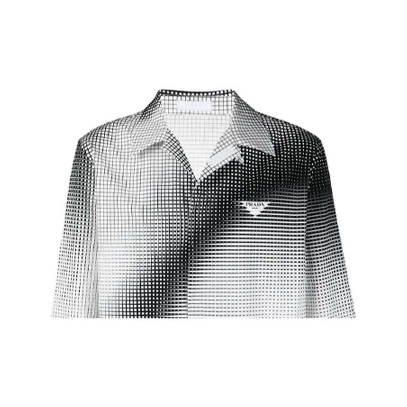 PRADA Shirts Men Gray-4