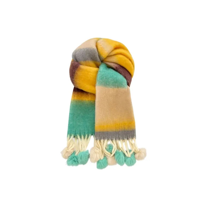 Yalu Polyester Knit Scarves Unisex Gift Box Set-6