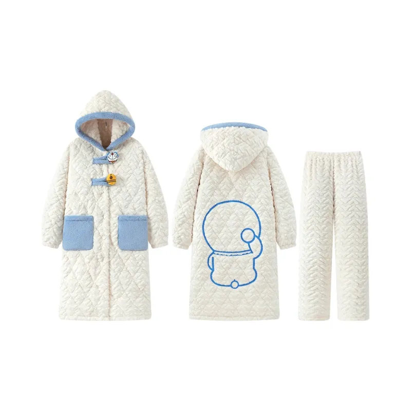 Gongdie x DUOLA A MENG LIANMINGKUAN Pajama Set Women's White-0