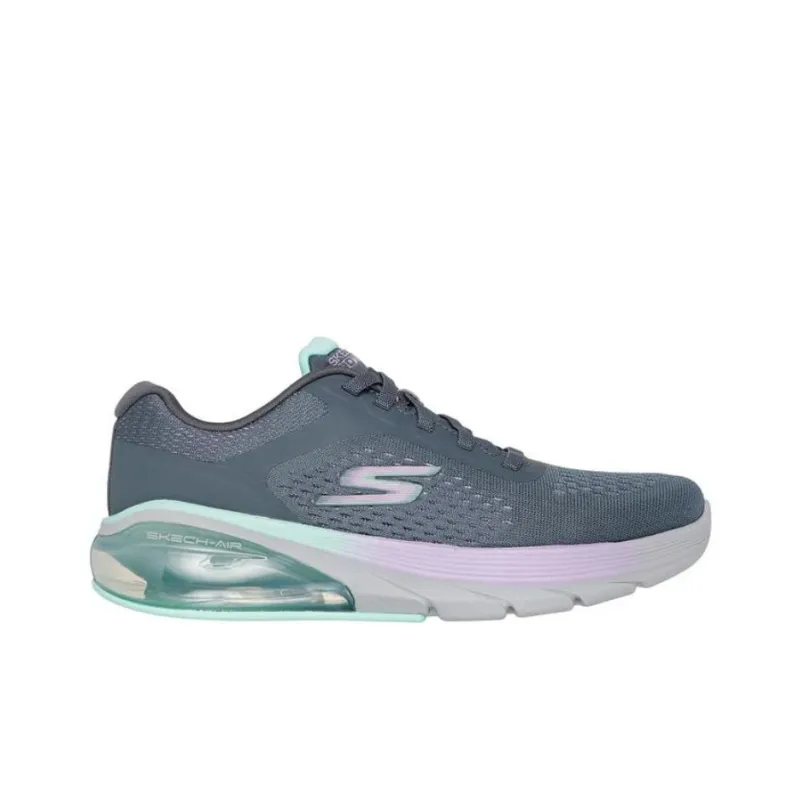 Skechers GO WALK Air 3.0 Anti-Slip Wear-Resistant Low-Top Casual Shoes Women's Gray Cyan-1