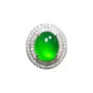 JUNWEN Chalcedony Rings Women's