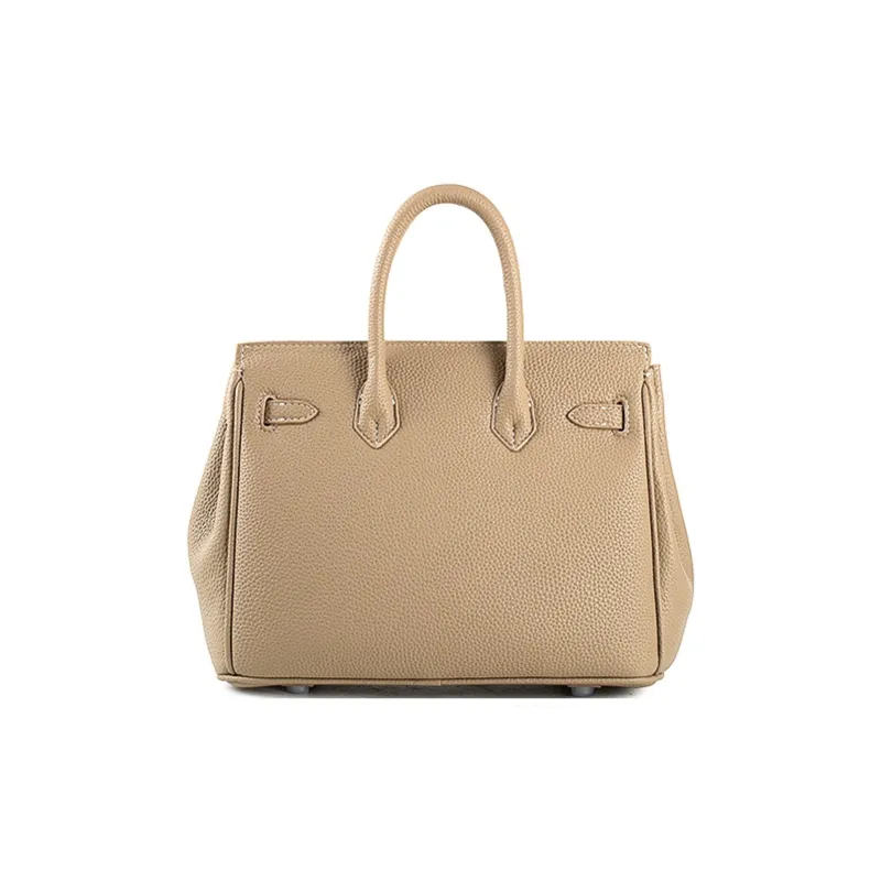 Vigno Synthetic Leather Handbag, One Shoulder, Crossbody Bag Regular Women's Elephant Gray-3