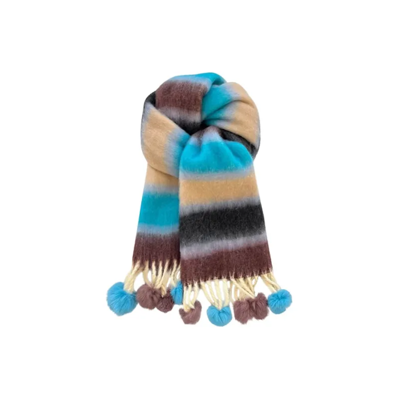 Yalu Polyester Knit Scarves Unisex Gift Box Set-3