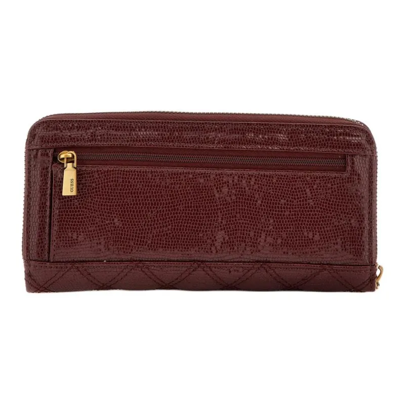 GUESS PU Polyurethane Wallet Women's Burgundy-1