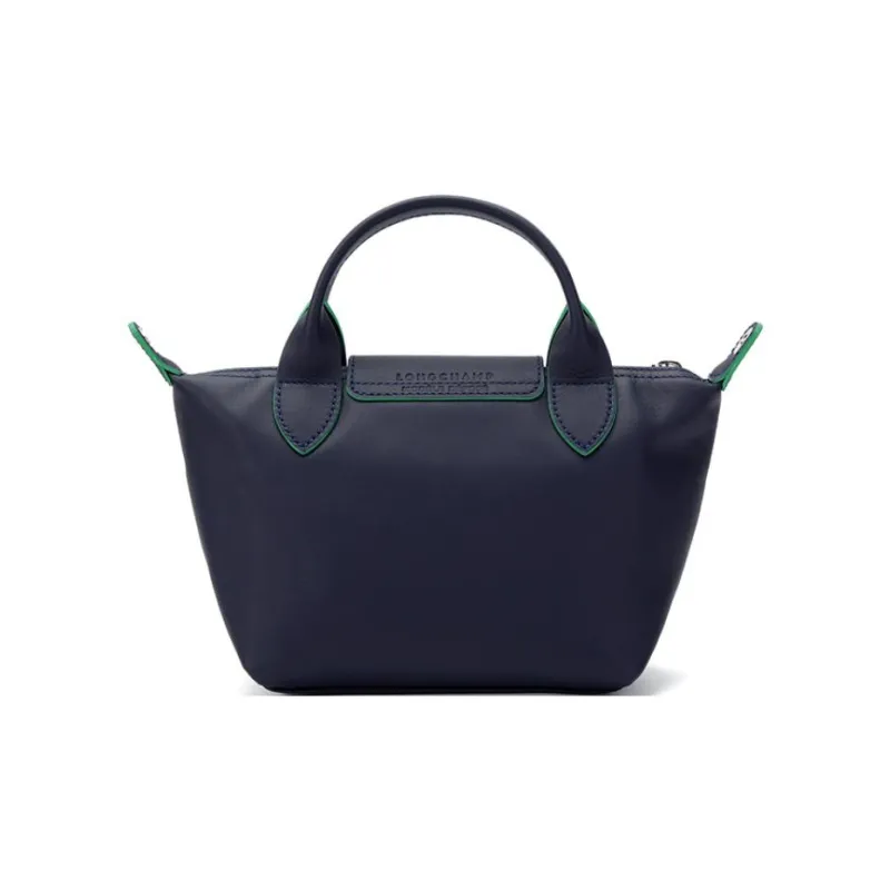 LONGCHAMP Le Pliage Xtra Cow Leather Shoulder Bag, Crossbody Bag, Handbag Mini Women's Marine Blue-3